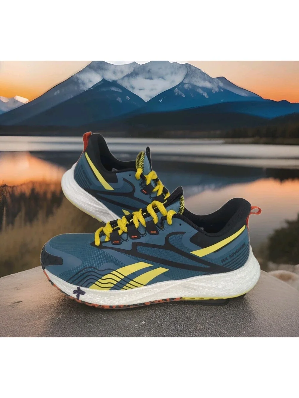 REEBOK FE4 ADVENTURE WORK SHOES COMPOSITE TOE BOOTS RB3611 MEN 12 WIDE ASTM ANSI